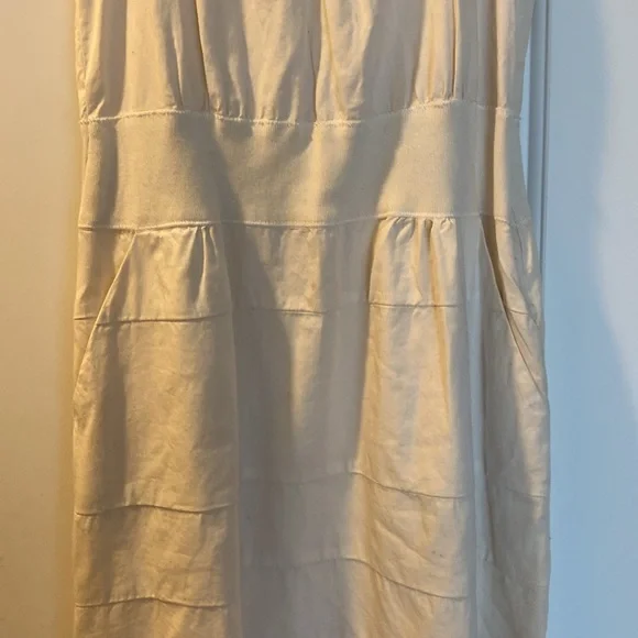 Hache Made in Italy 🇮🇹 💯 Cotton Dress Side Pockets Butter Soft Never Used